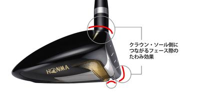 Gậy tay trái gỗ Fairway Wood Honma Beres 06