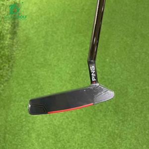 Gậy golf putter Ping 2021 Kushin 4 34'' Flat 1 RED BLK CHROME STEPLESS STEEL