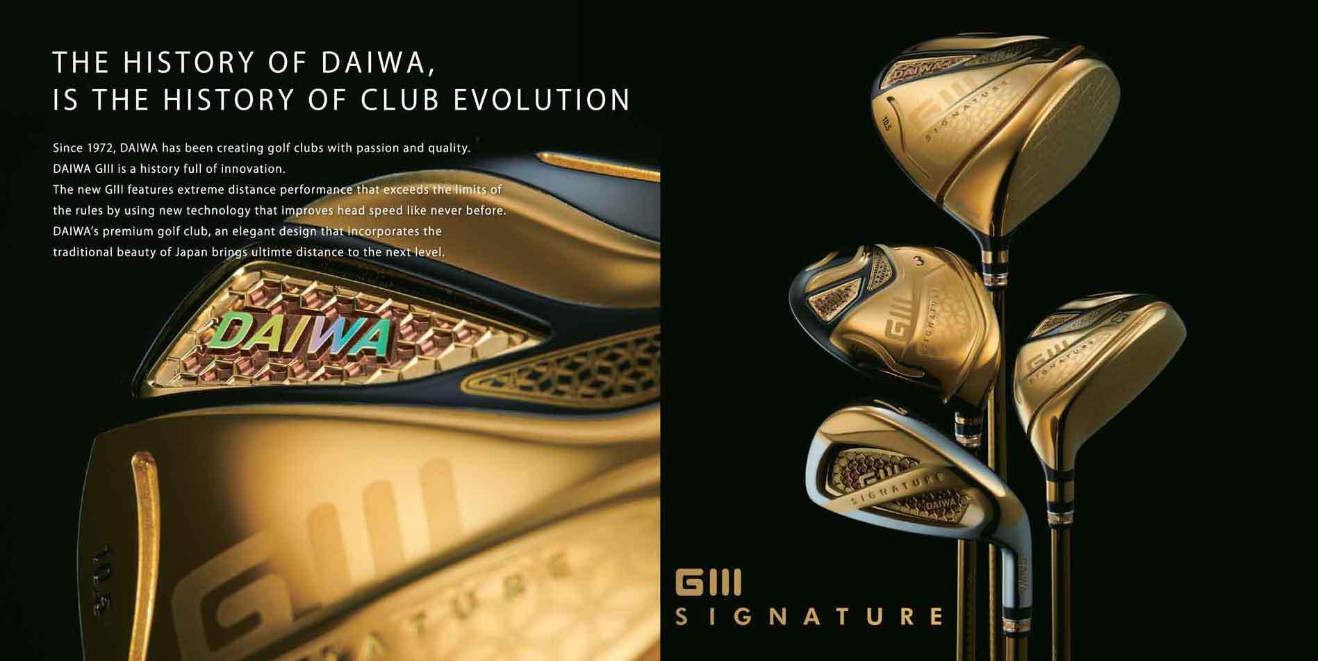 Daiwa_GIII kiệt tác nghệ thuật thủ công gậy golf  Nhật Bản